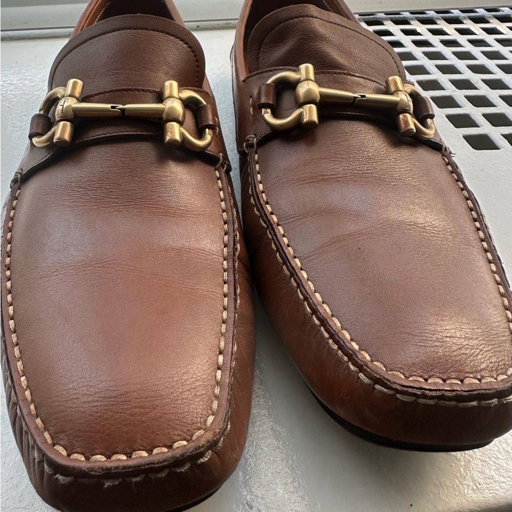 Brown Salvatore ferragamo shoes